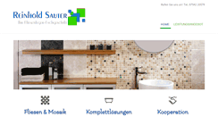 Desktop Screenshot of fliesen-sauter.de
