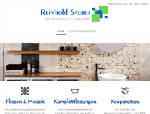 Tablet Screenshot of fliesen-sauter.de
